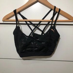 Puma Black Sports Bra